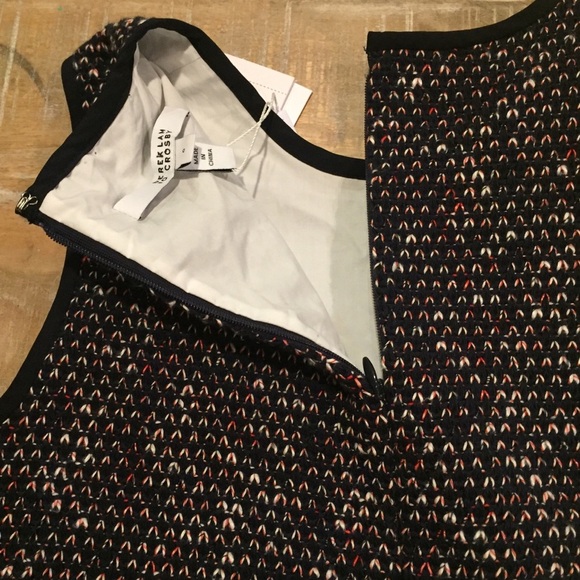 NWT Derek Lam 10 Crosby 2-in-1 Crossover Tank 0 white blue top - Picture 5 of 8